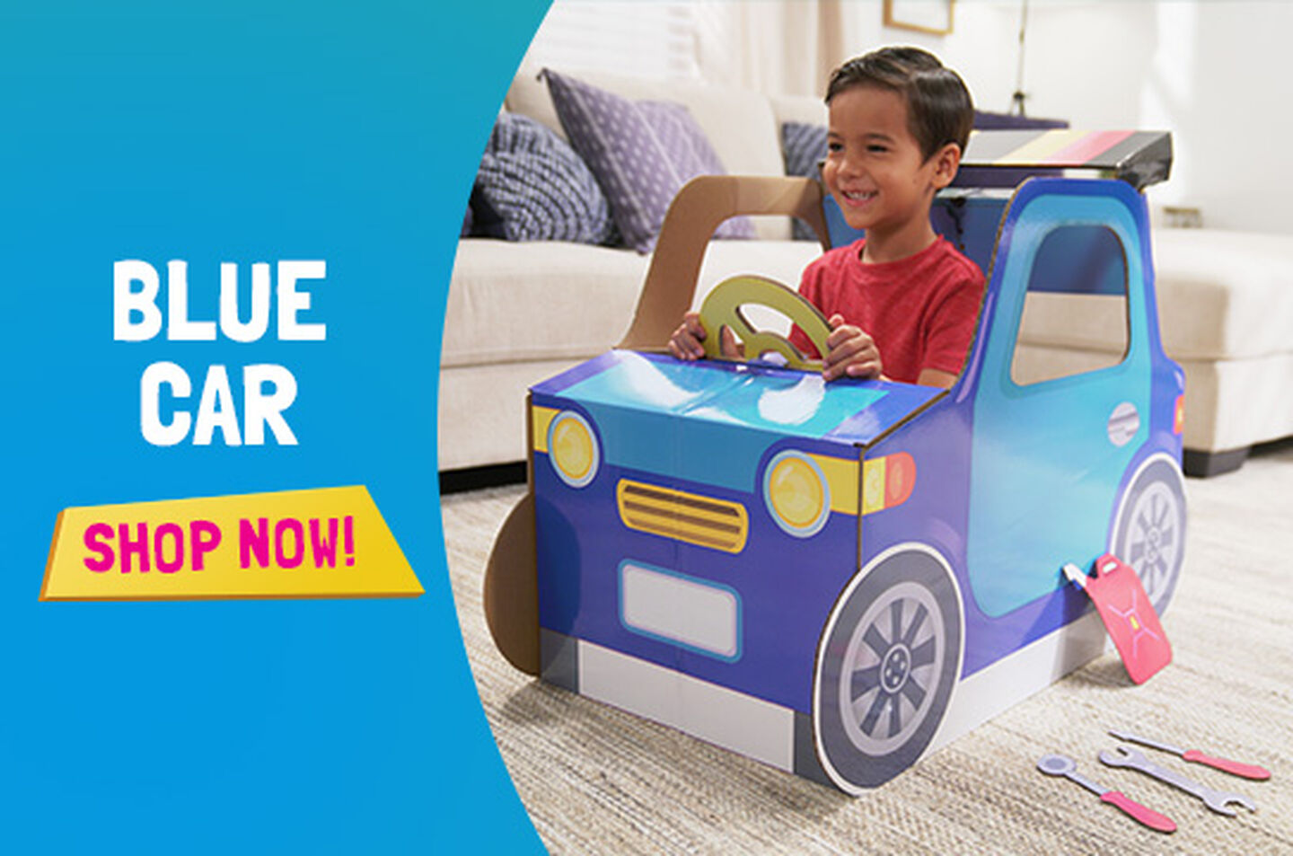 Pop 2 Play Blue car